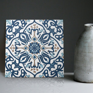 De Cerâmica Azulejo Azul Índigo Lisboa Português Decorativo C