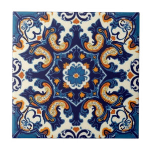 De Cerâmica Azulejo Azul Índigo Português Lisboa Talavera