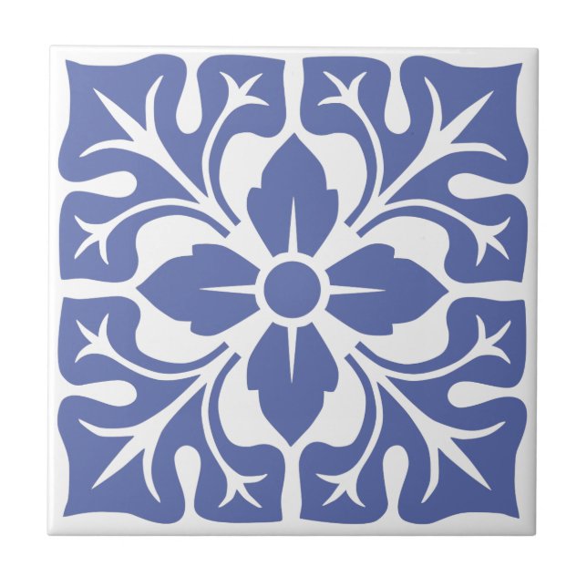 De Cerâmica azulejo Azul Marroquino 7 (Frente)