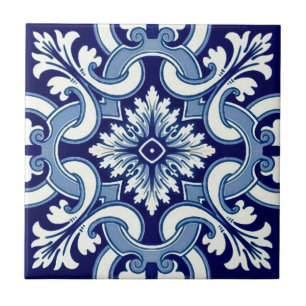 De Cerâmica Azulejo azul português