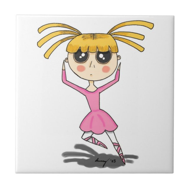 De Cerâmica Azulejo Ballerina (Frente)