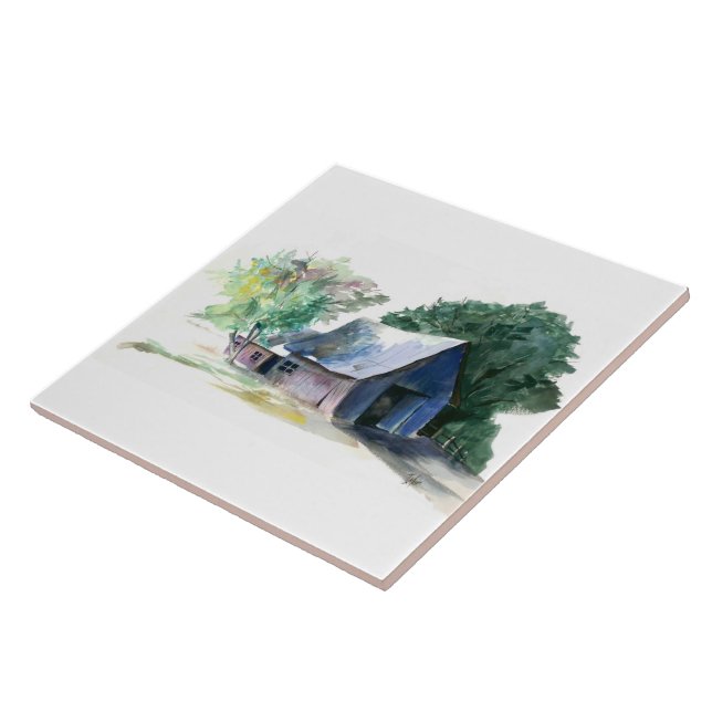 De Cerâmica Azulejo - Barn Rural (Lateral)