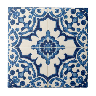 De Cerâmica Azulejo blue and white mosaic vintage bulk