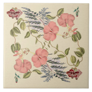 De Cerâmica Azulejo botânico floral tropical 6x6