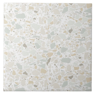 De Cerâmica Azulejo Branco moderno e simples Terrazzo