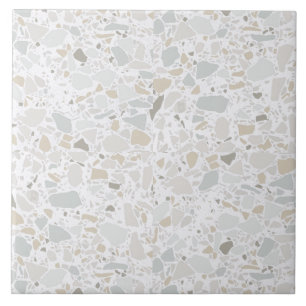 De Cerâmica Azulejo Branco moderno e simples Terrazzo