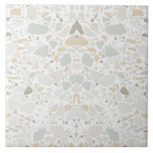 De Cerâmica Azulejo Branco moderno e simples Terrazzo