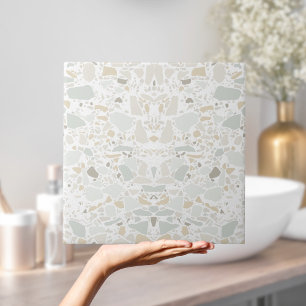 De Cerâmica Azulejo Branco moderno e simples Terrazzo
