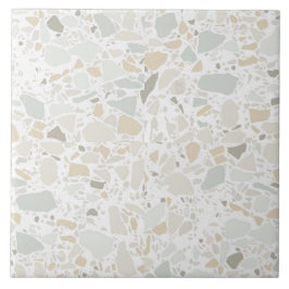 De Cerâmica Azulejo Branco moderno e simples Terrazzo