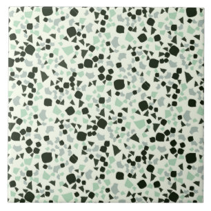 De Cerâmica Azulejo Branco Terrazzo Simples Moderno