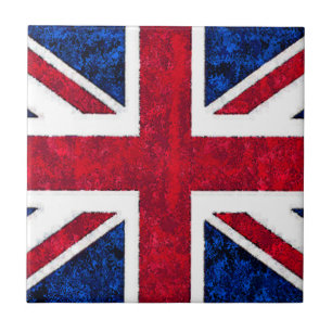 De Cerâmica Azulejo BRITÂNICO da BANDEIRA
