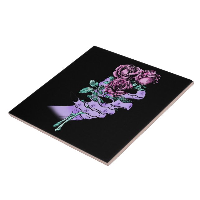 De Cerâmica Azulejo Buquê Gótico (Lateral)