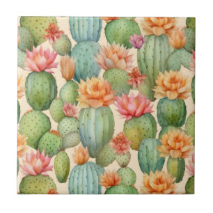 De Cerâmica Azulejo Cactus