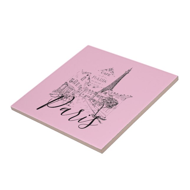 De Cerâmica Azulejo Café Paris (Lateral)