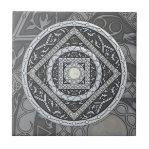 De Cerâmica Azulejo Cancer Mandala