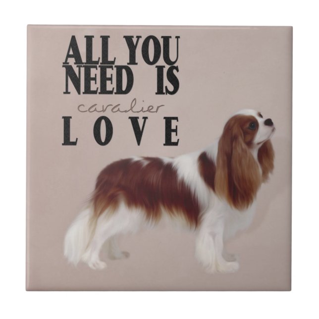 De Cerâmica Azulejo Cavalier King Charles Spaniel (Frente)