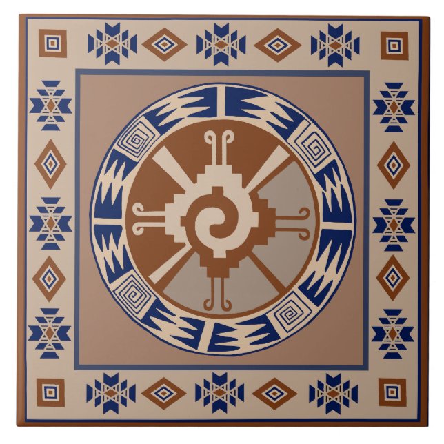 De Cerâmica Azulejo Celestial Hunab Ku Maia (Frente)