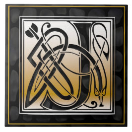 De Cerâmica Azulejo Celular Black Stone J Monograma