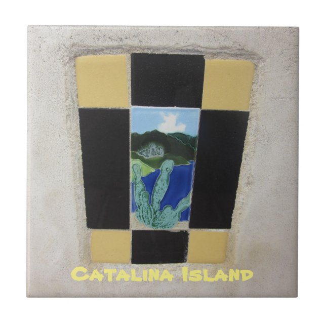 DE CERÂMICA  AZULEJO CERAMIC DA CATALINA ILHA (Frente)