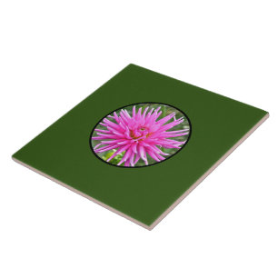 DE CERÂMICA AZULEJO CERAMIC/PINK DAHLIA