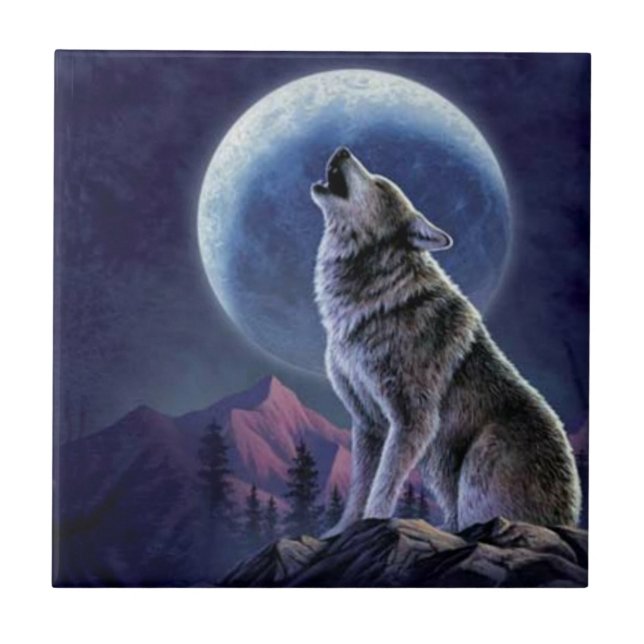 De Cerâmica Azulejo CERAMIC WOLF (Frente)