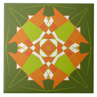 De Cerâmica azulejo cerâmico abstrato elegante verde