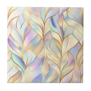 De Cerâmica Azulejo Cerâmico Abstrato Pastel Iridescente