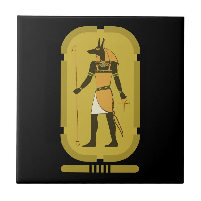 De Cerâmica Azulejo Cerâmico Anubis (Frente)