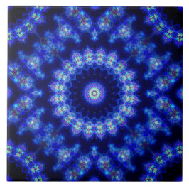 De Cerâmica Azulejo Cerâmico Azul e Preto