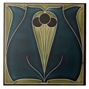 De Cerâmica Azulejo cerâmico - Azulejo Art Nouveau