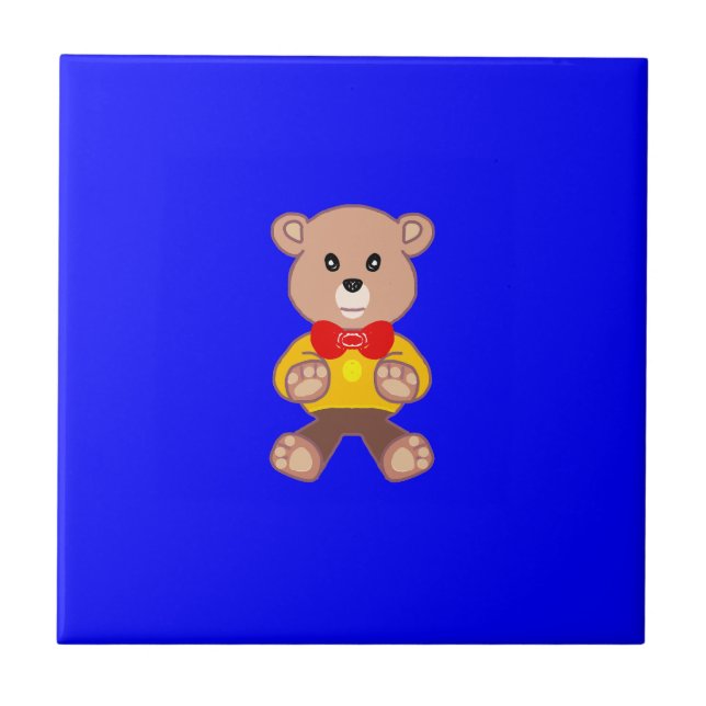 De Cerâmica Azulejo cerâmico Bear Blue (Frente)