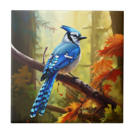 De Cerâmica Azulejo cerâmico Blue Jay Bird