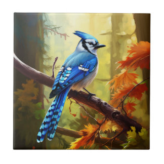 De Cerâmica Azulejo cerâmico Blue Jay Bird
