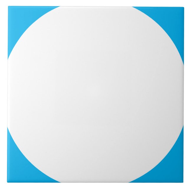 De Cerâmica Azulejo cerâmico branco/azul (Frente)
