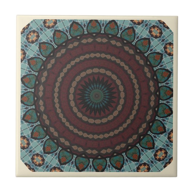 De Cerâmica Azulejo cerâmico caleidoscópio moderno (Frente)
