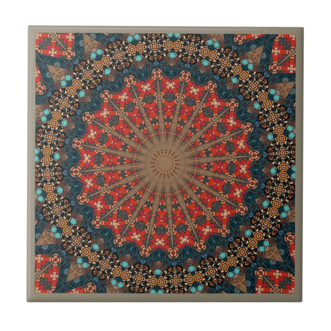 De Cerâmica Azulejo cerâmico caleidoscópio moderno (Frente)