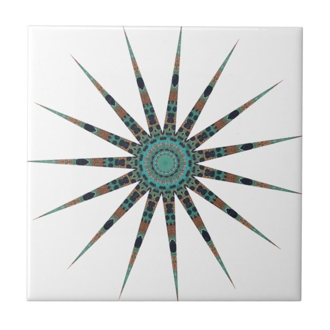 De Cerâmica Azulejo cerâmico caleidoscópio moderno (Frente)