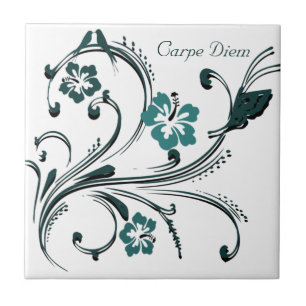 De Cerâmica Azulejo cerâmico Carpe Diem
