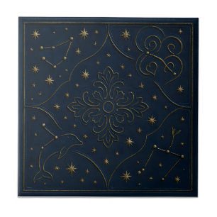 De Cerâmica Azulejo Cerâmico Celestial Elegante