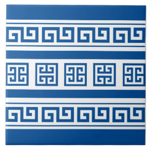 De Cerâmica Azulejo Cerâmico Chave Grega Azul