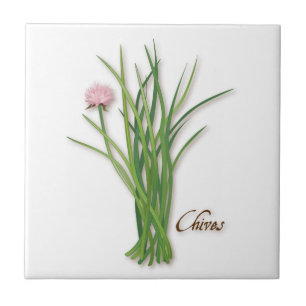 De Cerâmica Azulejo cerâmico Chives Herb