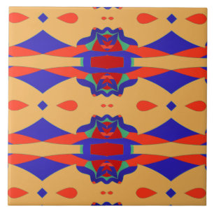 De Cerâmica Azulejo cerâmico clássico multicolorido vibrante