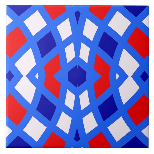De Cerâmica Azulejo cerâmico clássico multicolorido vibrante (Frente)