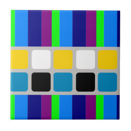 De Cerâmica Azulejo Cerâmico Colorido Cores Listra
