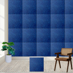 De Cerâmica Azulejo cerâmico com brilho azul profundo