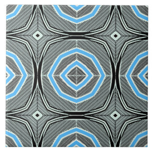 De Cerâmica Azulejo cerâmico com padrão geométrico multicolori