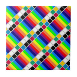 De Cerâmica Azulejo Cerâmico Cores Coloridas Listra