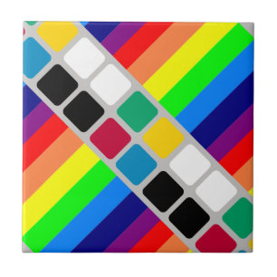 De Cerâmica Azulejo Cerâmico Cores Coloridas Listra