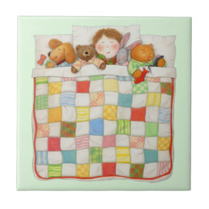 De Cerâmica AZULEJO CERÂMICO COZY QUILT 4.25x4.25 - Verde