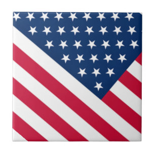De Cerâmica Azulejo Cerâmico da Bandeira Americana Patriótica